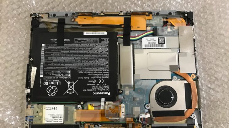 Panasonic レッツノートCF-XZ6 SSD交換Windows11インストール